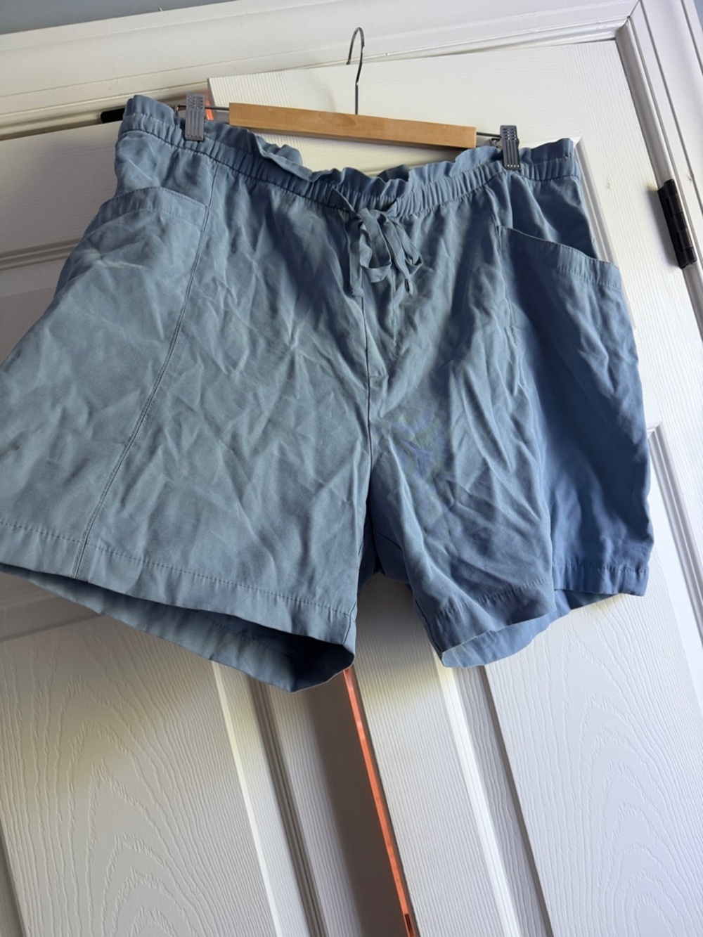 Old Navy Light Blue women cotton shorts